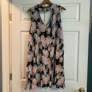 Sleeveless Floral Dress
